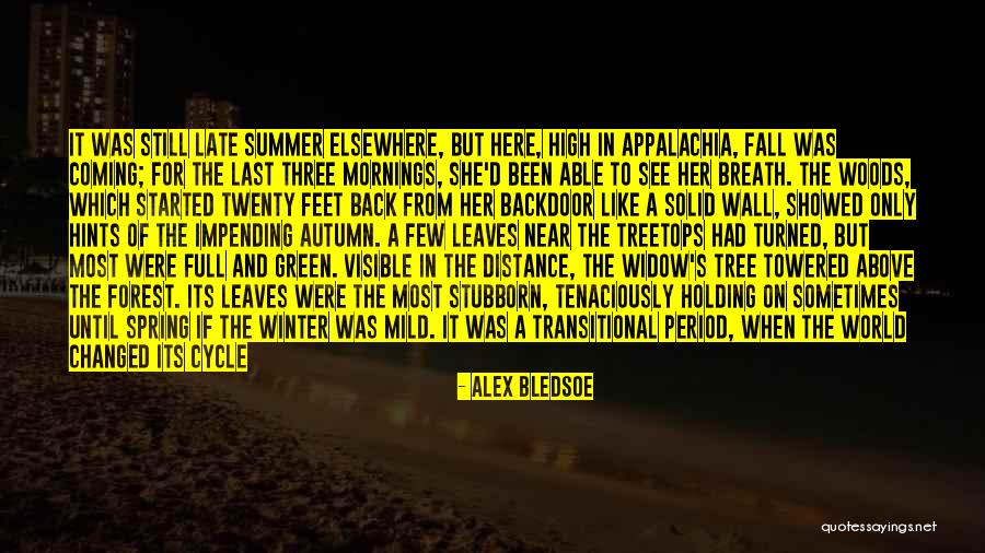 Appalachia Quotes By Alex Bledsoe