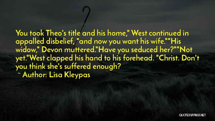 Appalled Quotes By Lisa Kleypas