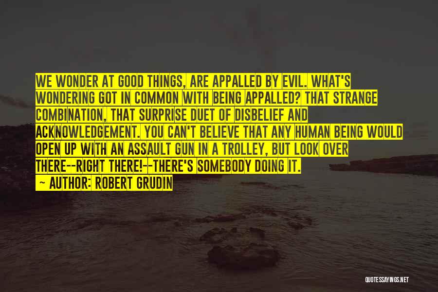 Appalled Quotes By Robert Grudin