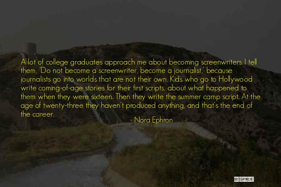 Apparecchio Ultrasuoni Quotes By Nora Ephron Apparecchio Ultrasuoni Quotes By Nora Ephron