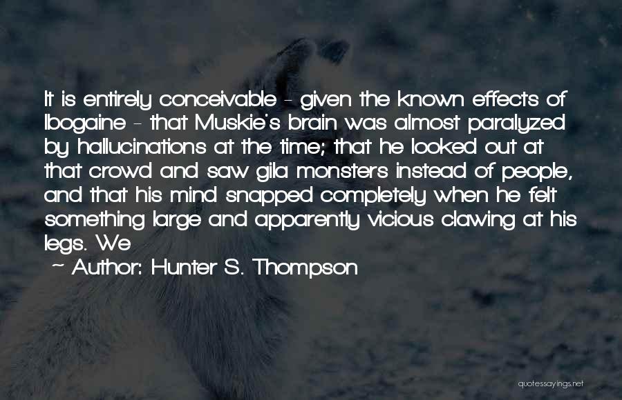 Apparently Quotes By Hunter S. Thompson