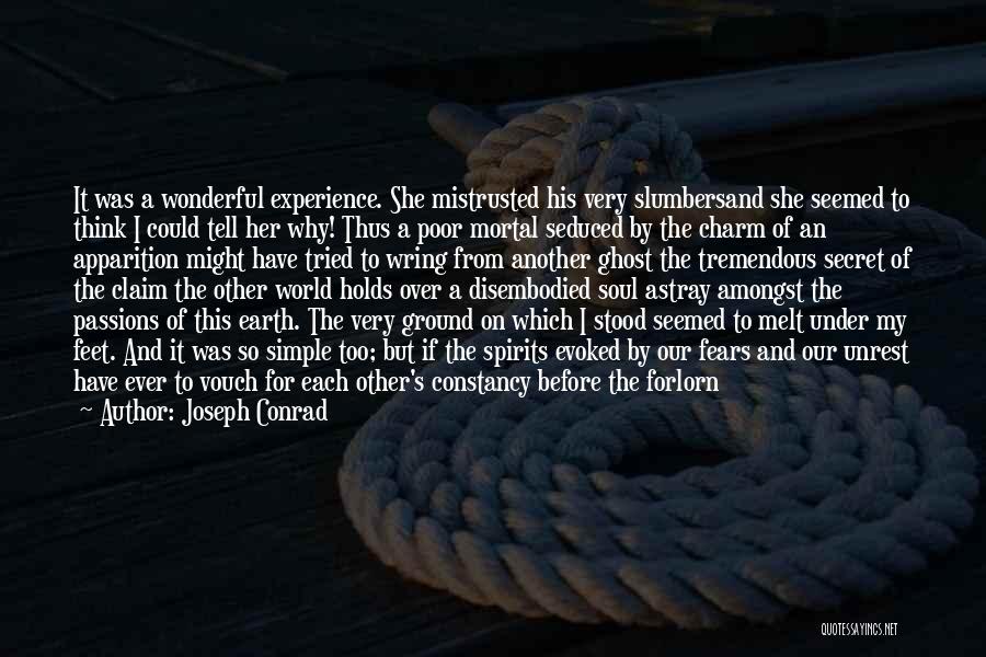 Apparition Quotes By Joseph Conrad