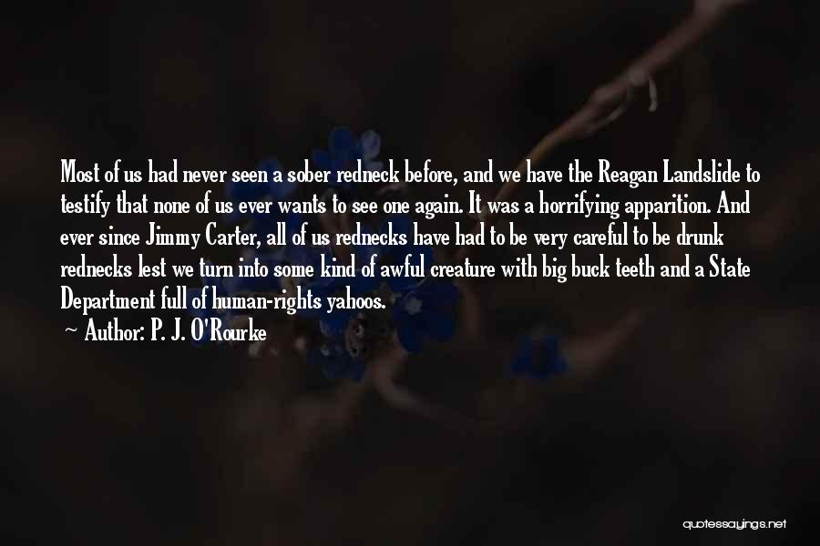 Apparition Quotes By P. J. O'Rourke