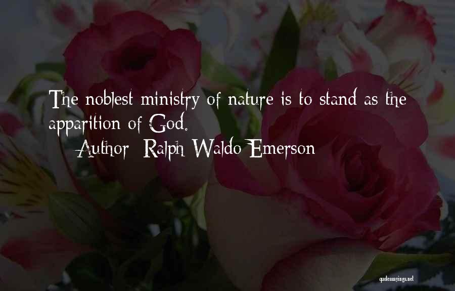 Apparition Quotes By Ralph Waldo Emerson