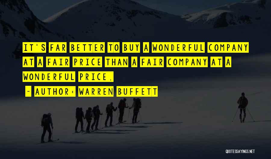 Apparitional People Quotes By Warren Buffett