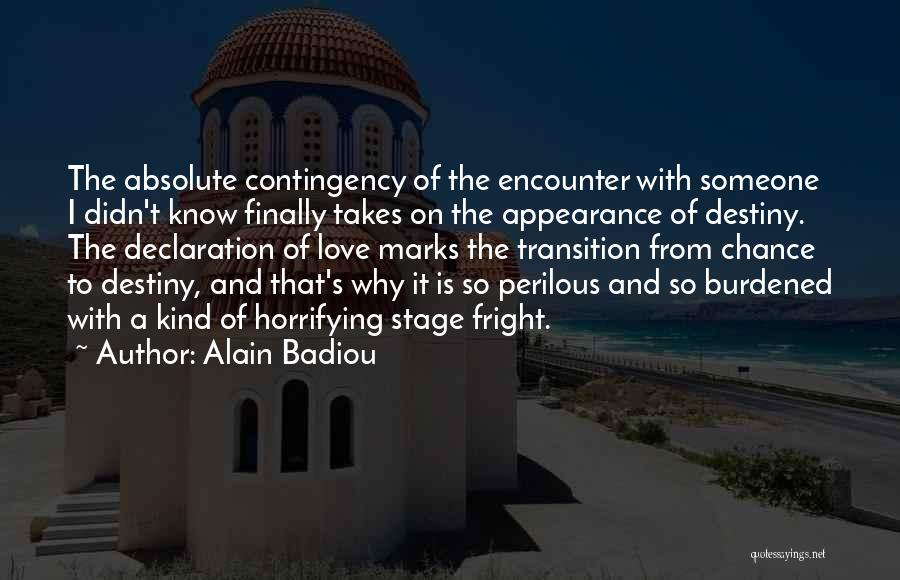 Appearance And Love Quotes By Alain Badiou