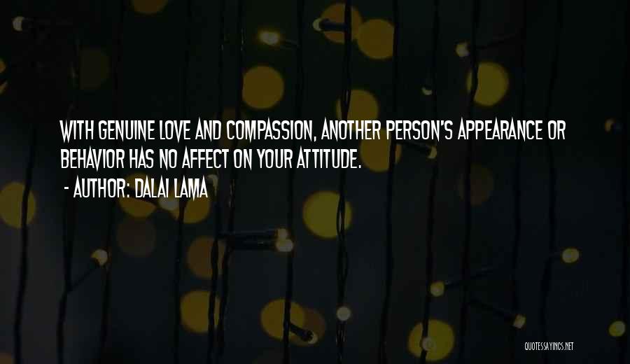 Appearance And Love Quotes By Dalai Lama