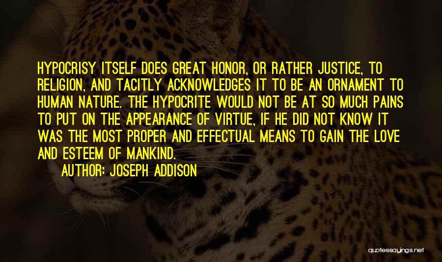Appearance And Love Quotes By Joseph Addison