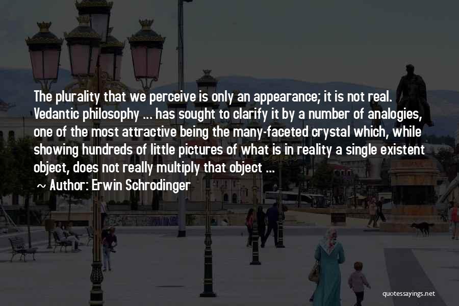 Appearance Is Not Reality Quotes By Erwin Schrodinger