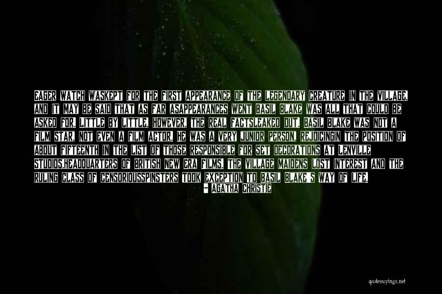 Appearance Of Quotes By Agatha Christie