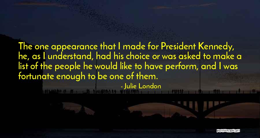 Appearance Of Quotes By Julie London