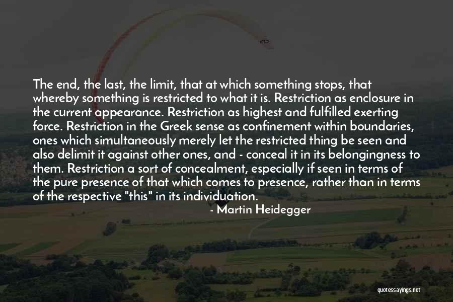 Appearance Of Quotes By Martin Heidegger