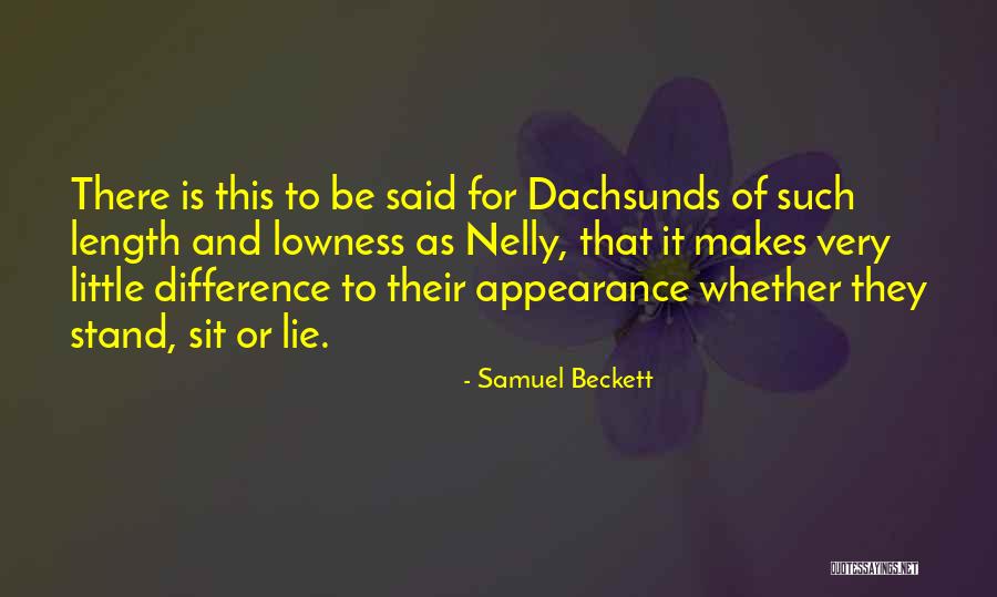 Appearance Of Quotes By Samuel Beckett