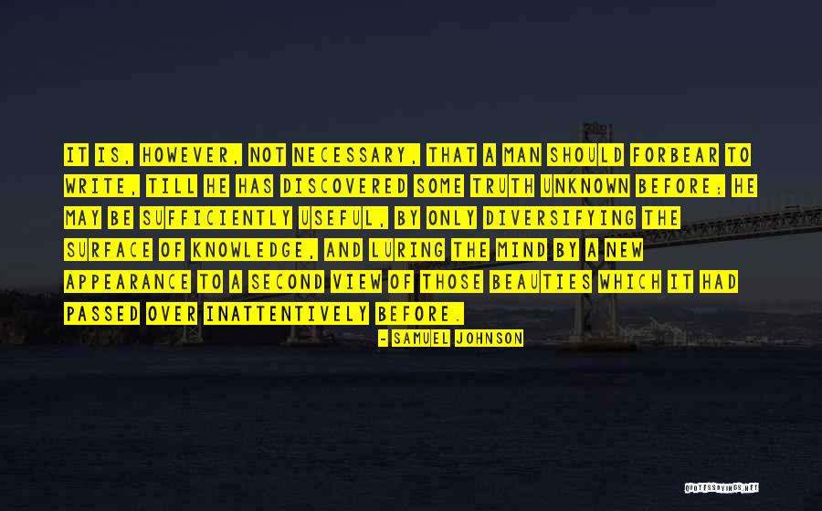 Appearance Of Quotes By Samuel Johnson