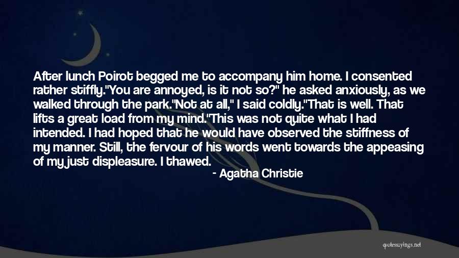 Appeasing The Great Quotes By Agatha Christie Appeasing The Great Quotes By Agatha Christie