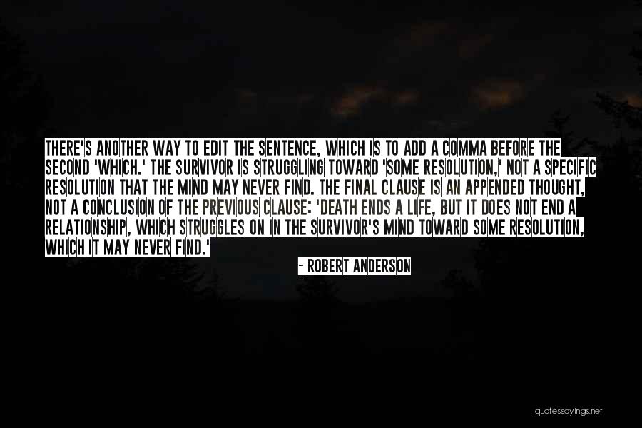 Appended Quotes By Robert Anderson Appended Quotes By Robert Anderson