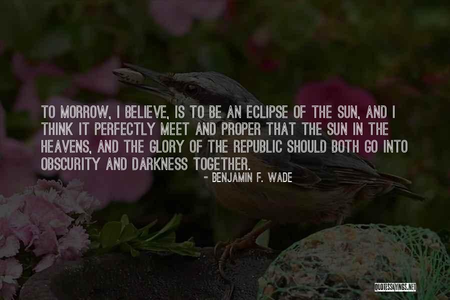 Apperception Theory Quotes By Benjamin F. Wade Apperception Theory Quotes By Benjamin F. Wade