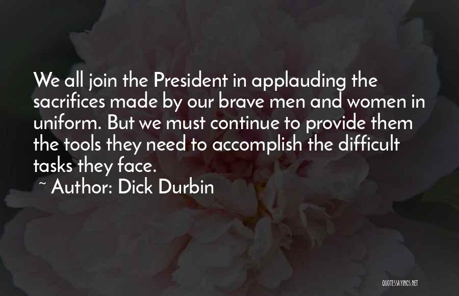 Applauding Quotes By Dick Durbin