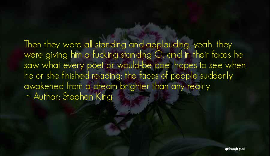 Applauding Quotes By Stephen King