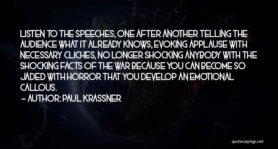 Applause Quotes By Paul Krassner