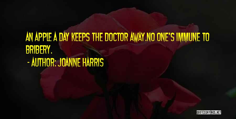 Apple A Day Funny Quotes By Joanne Harris