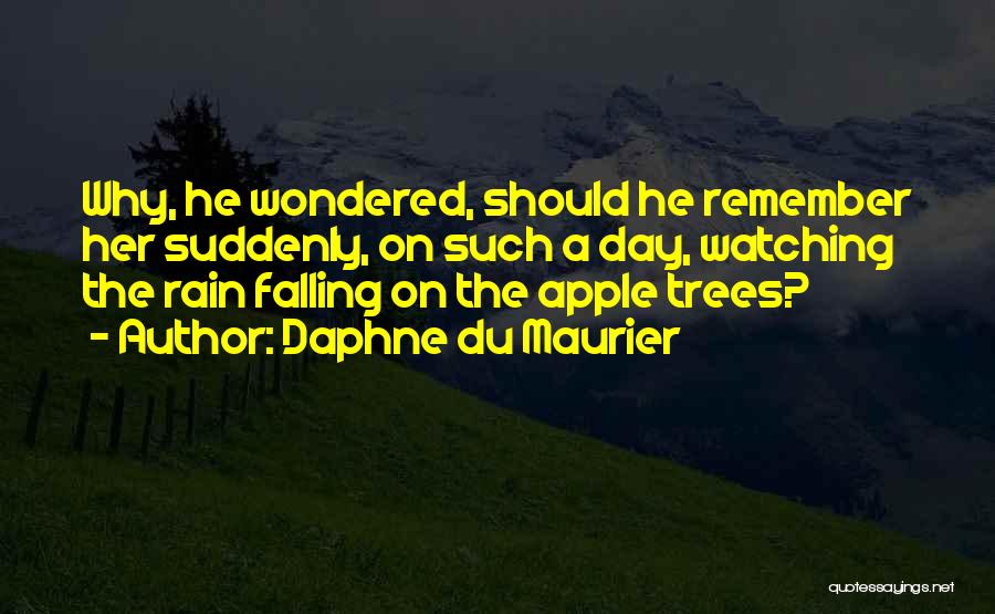 Apple And Rain Quotes By Daphne Du Maurier