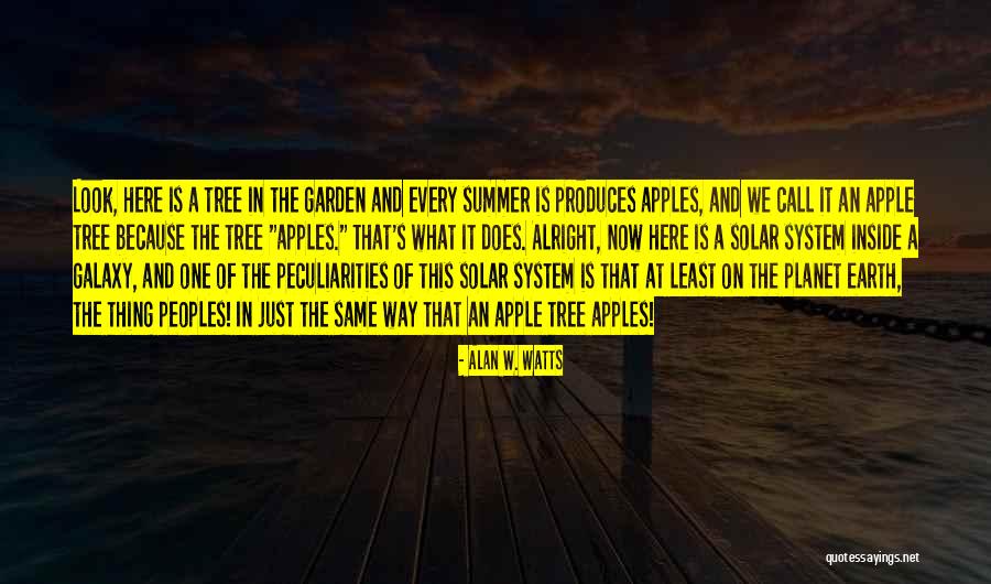 Apple And Tree Quotes By Alan W. Watts