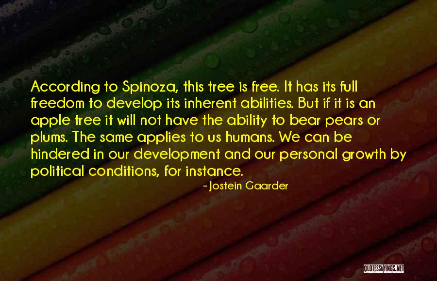 Apple And Tree Quotes By Jostein Gaarder