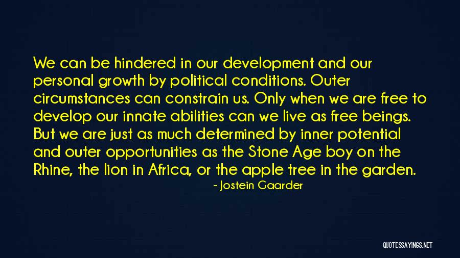 Apple And Tree Quotes By Jostein Gaarder