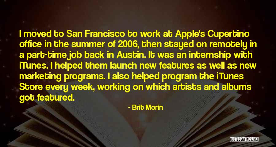Apple At Work Quotes By Brit Morin Apple At Work Quotes By Brit Morin