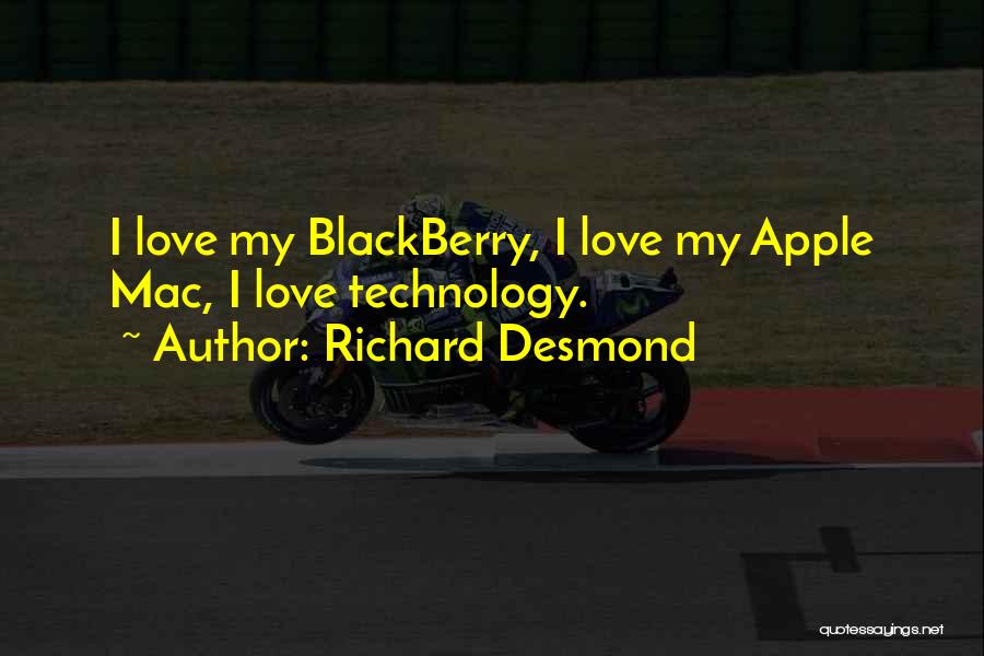 Apple Blackberry Quotes By Richard Desmond