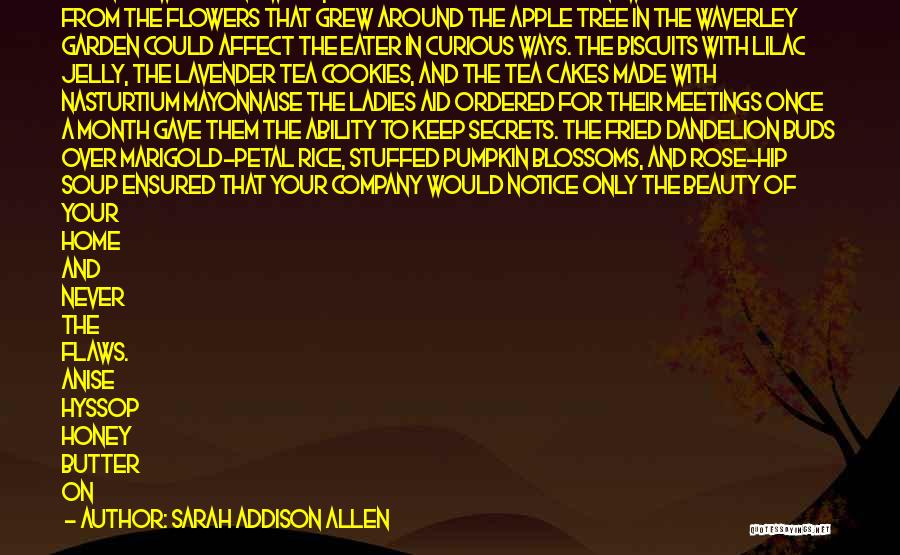 Apple Blossoms Quotes By Sarah Addison Allen