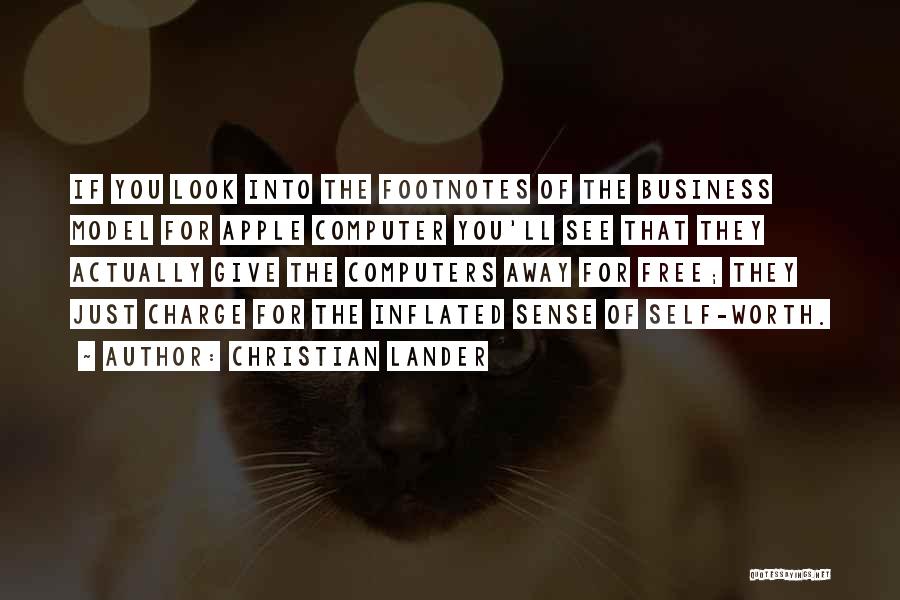 Apple Computer Inc Quotes By Christian Lander