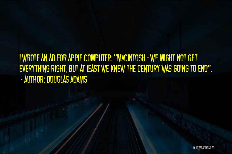 Apple Computer Quotes By Douglas Adams