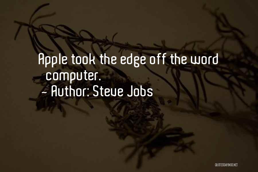 Apple Computer Quotes By Steve Jobs