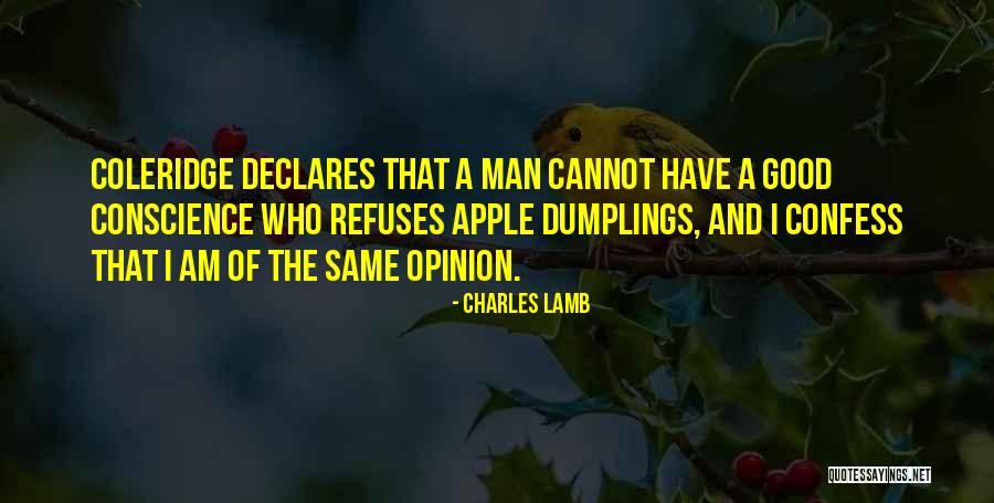 Apple Dumplings Quotes By Charles Lamb Apple Dumplings Quotes By Charles Lamb
