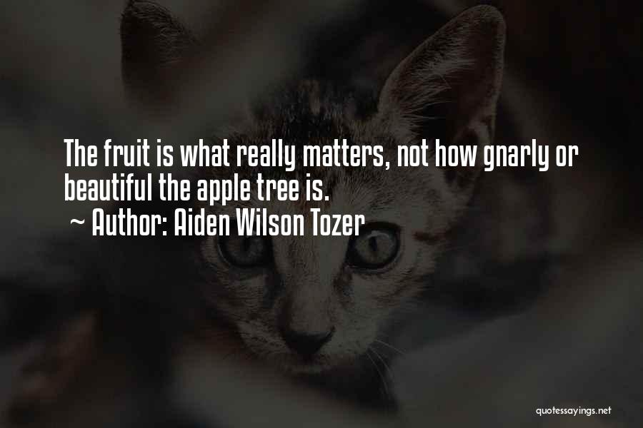 Apple Fruit Quotes By Aiden Wilson Tozer