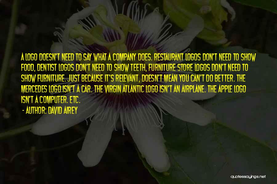 Apple Logo Quotes By David Airey