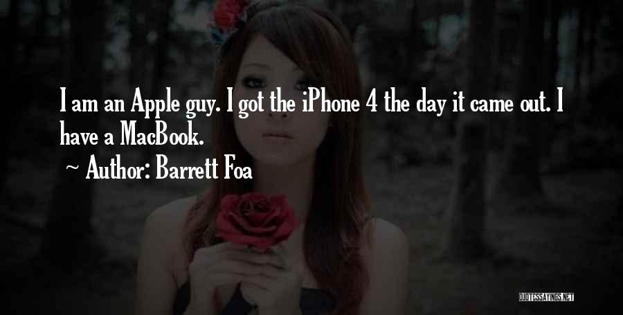 Apple Macbook Quotes By Barrett Foa