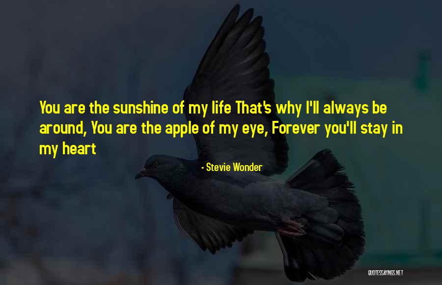 Apple Of My Eye Quotes By Stevie Wonder Apple Of My Eye Quotes By Stevie Wonder