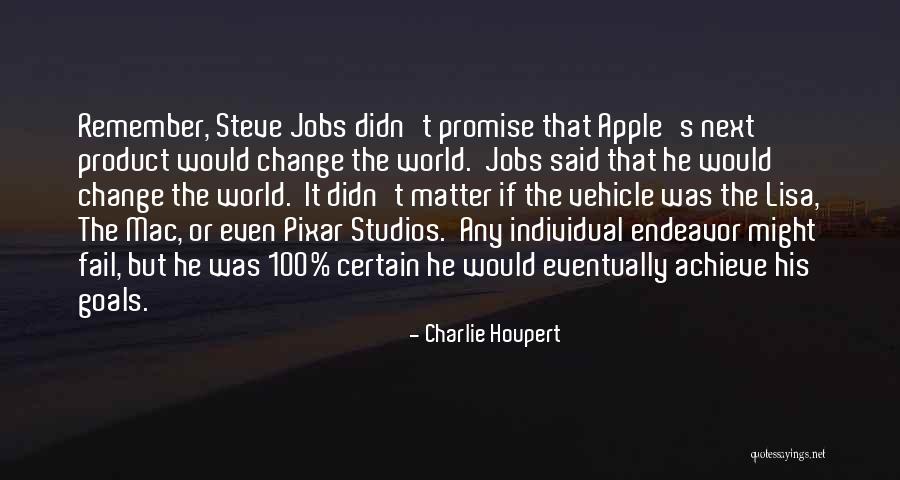 Apple Quotes By Charlie Houpert