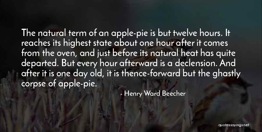 Apple Quotes By Henry Ward Beecher