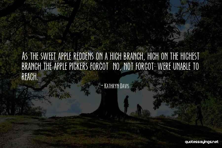 Apple Quotes By Kathryn Davis