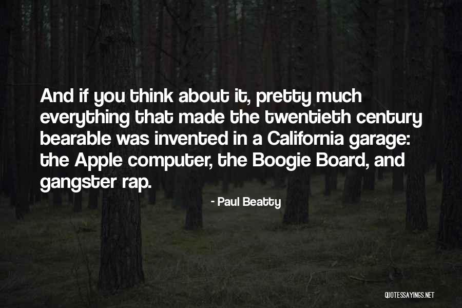 Apple Quotes By Paul Beatty