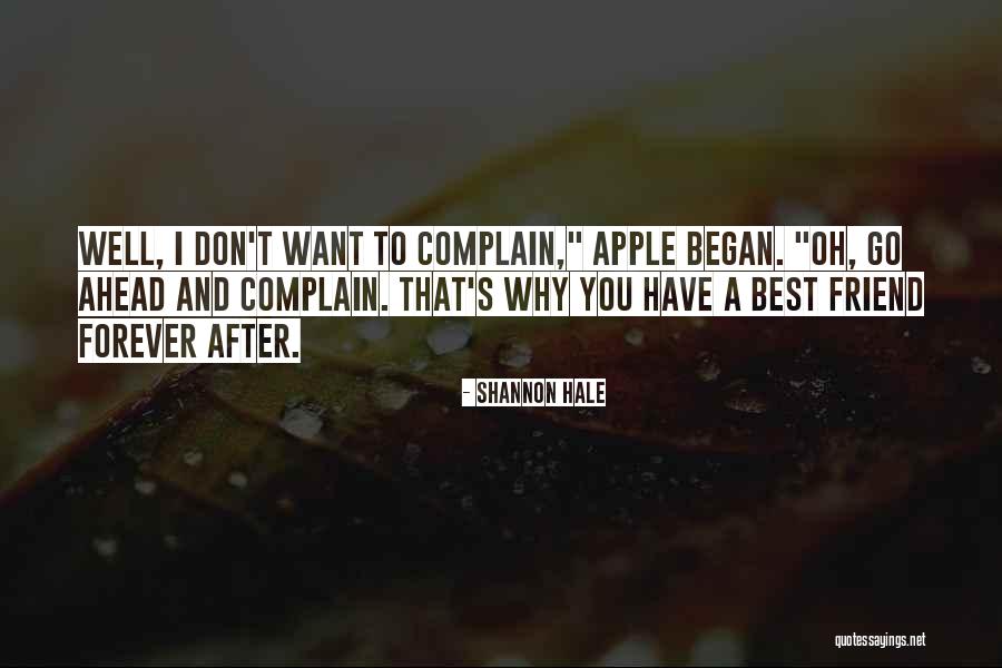 Apple Quotes By Shannon Hale