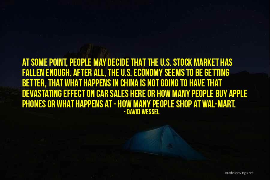 Apple Stock Market Quotes By David Wessel