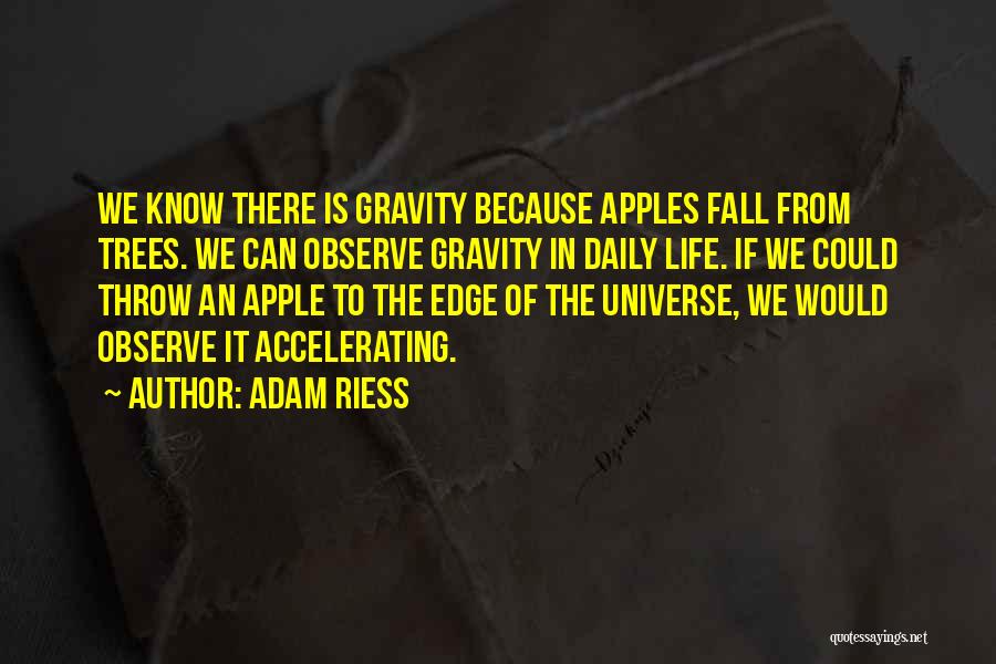 Apple Trees Quotes By Adam Riess