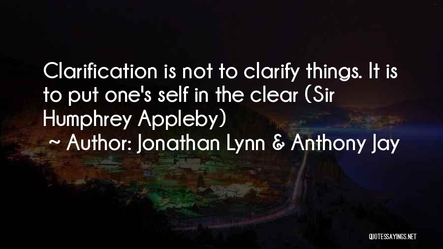 Appleby Quotes By Jonathan Lynn & Anthony Jay