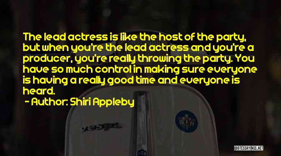 Appleby Quotes By Shiri Appleby