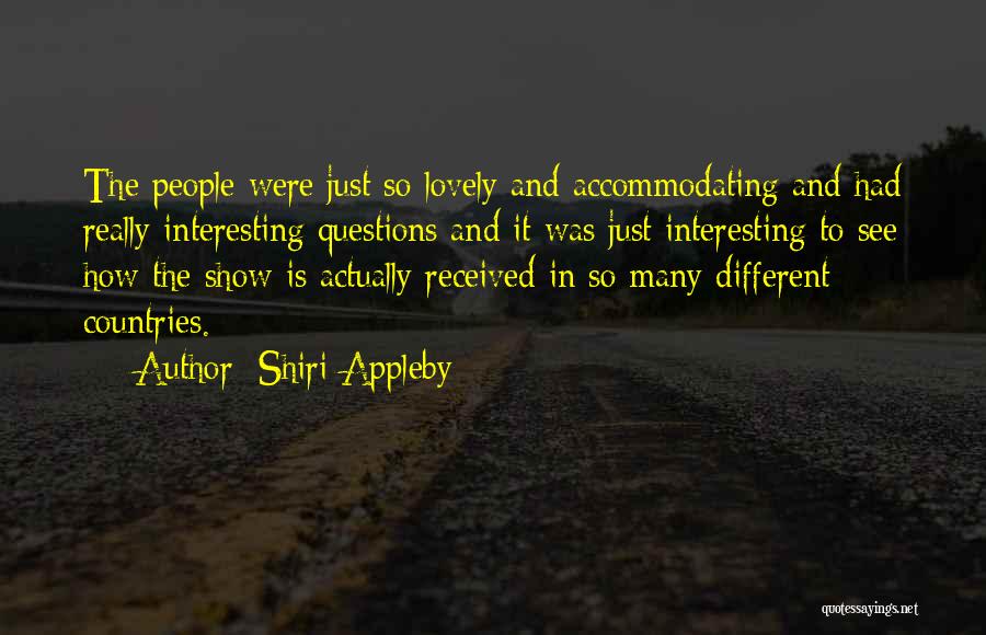 Appleby Quotes By Shiri Appleby